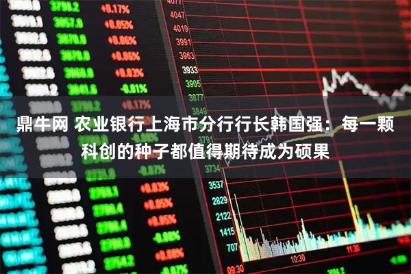 鼎牛网 农业银行上海市分行行长韩国强：每一颗科创的种子都值得期待成为硕果